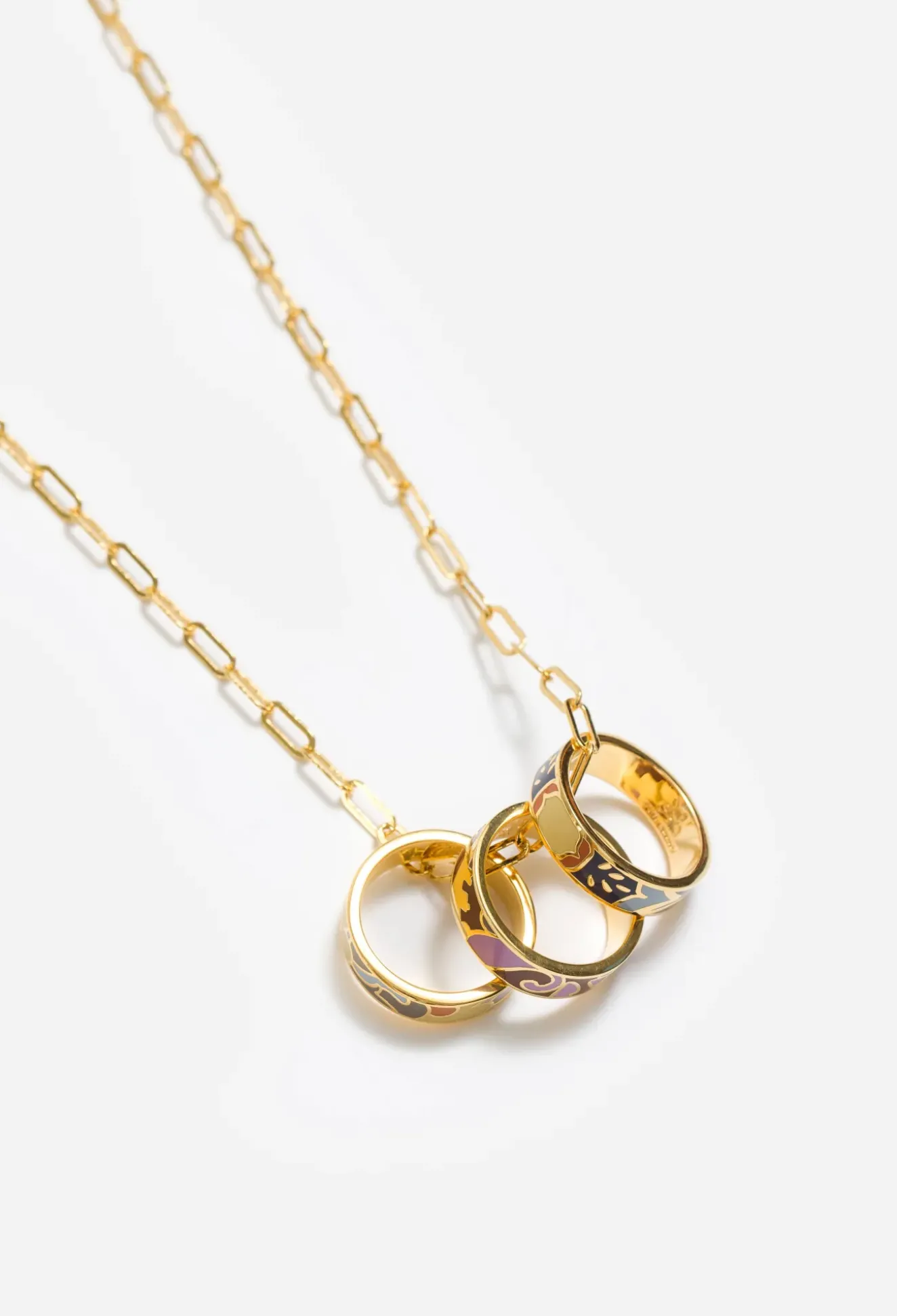 3 Ring Necklace