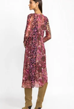 Agatha Mesh Midi Dress