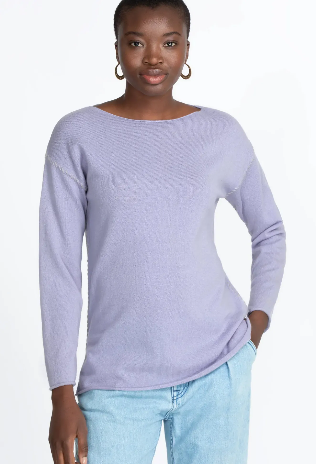 Amber Stitched Pullover