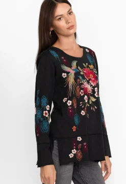 Ashira Raw Seam Long Sleeve Tee