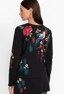 Ashira Raw Seam Long Sleeve Tee