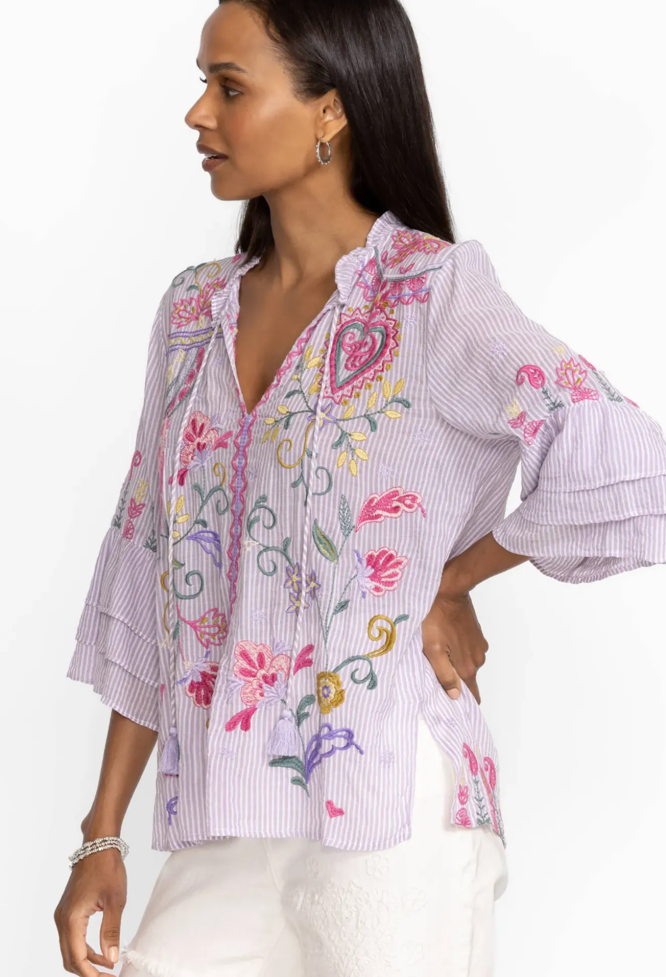 Ashlee Ruffle Sleeve Blouse