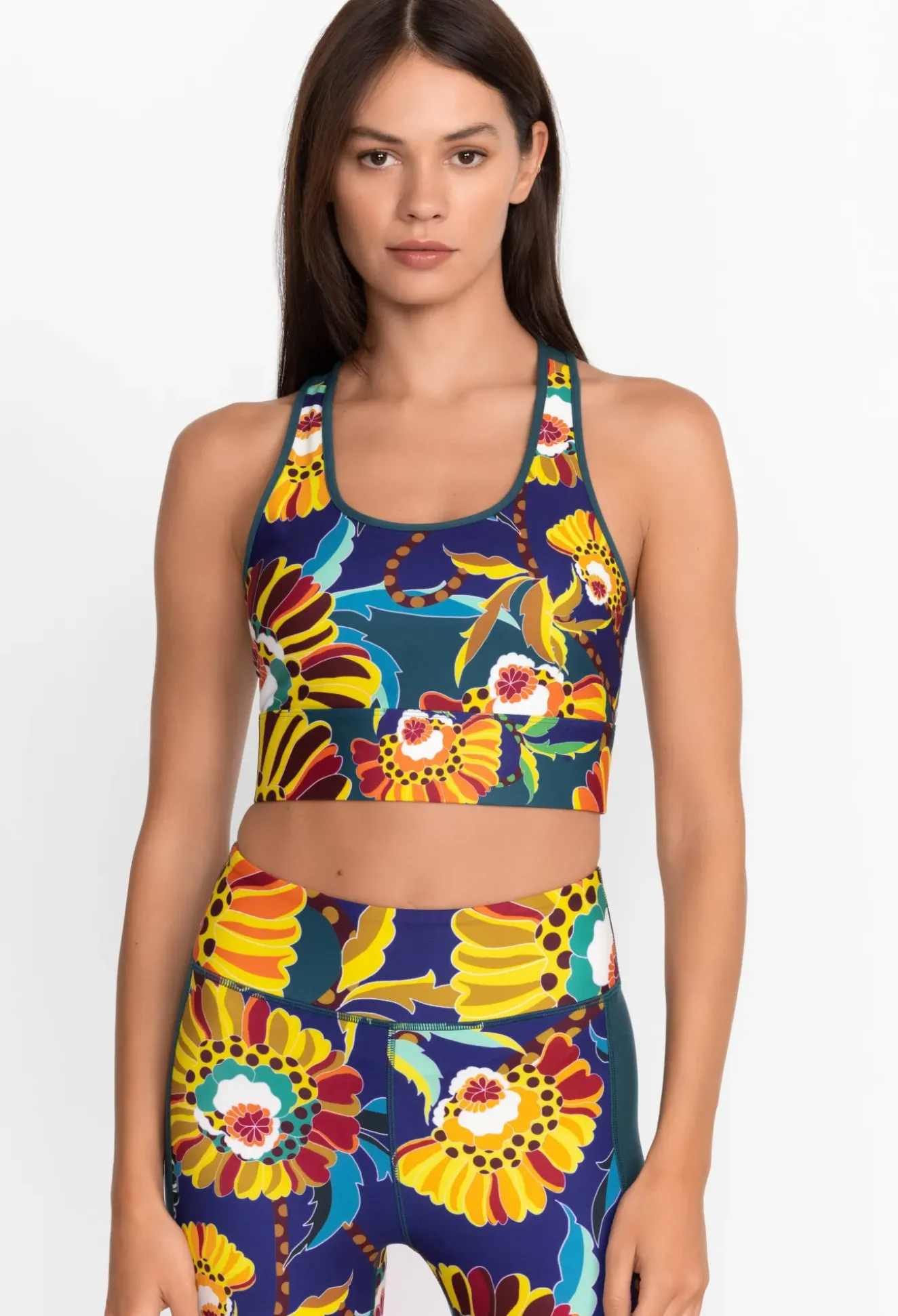 Bee Active Mesh Back Longline Bra