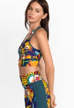Bee Active Mesh Back Longline Bra