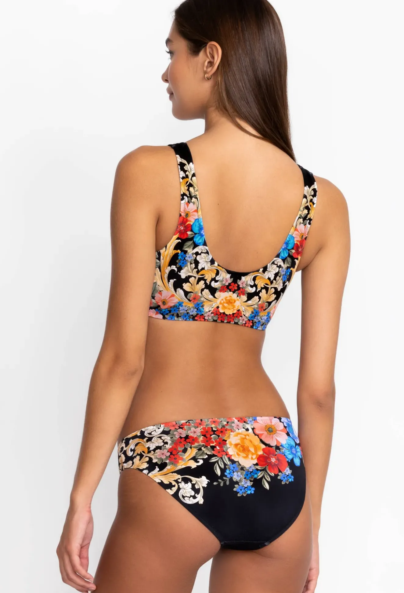 Black Royal Hipster Bikini Bottom