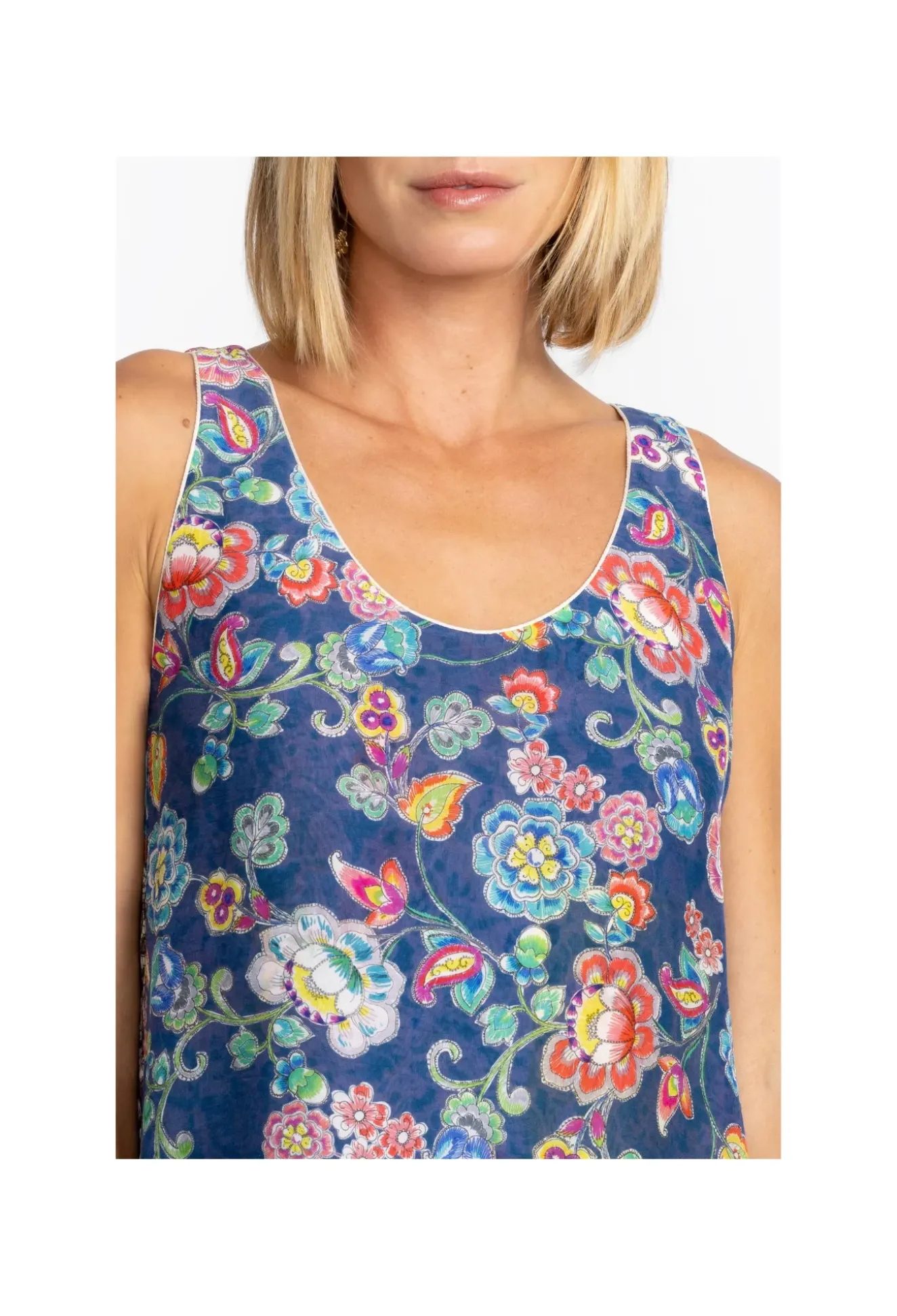 Block Mint Tank Top