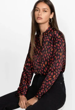 Boxy Charmeuse Shirt