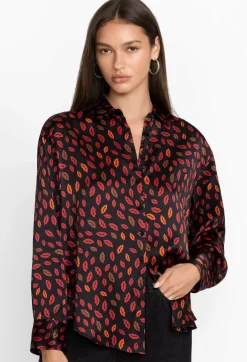 Boxy Charmeuse Shirt