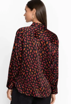 Boxy Charmeuse Shirt