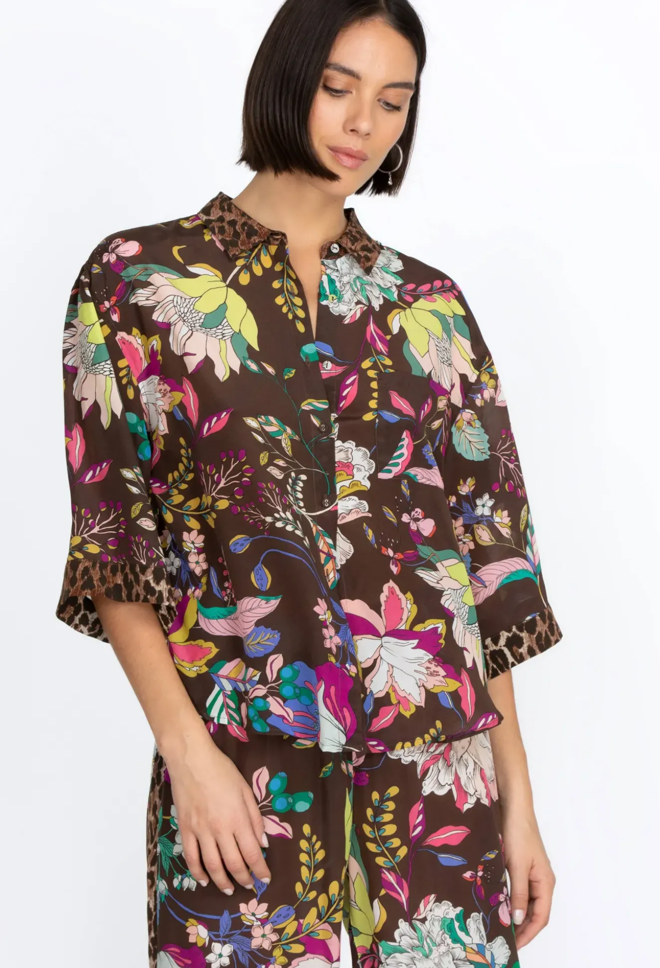Boxy Silk Shirt