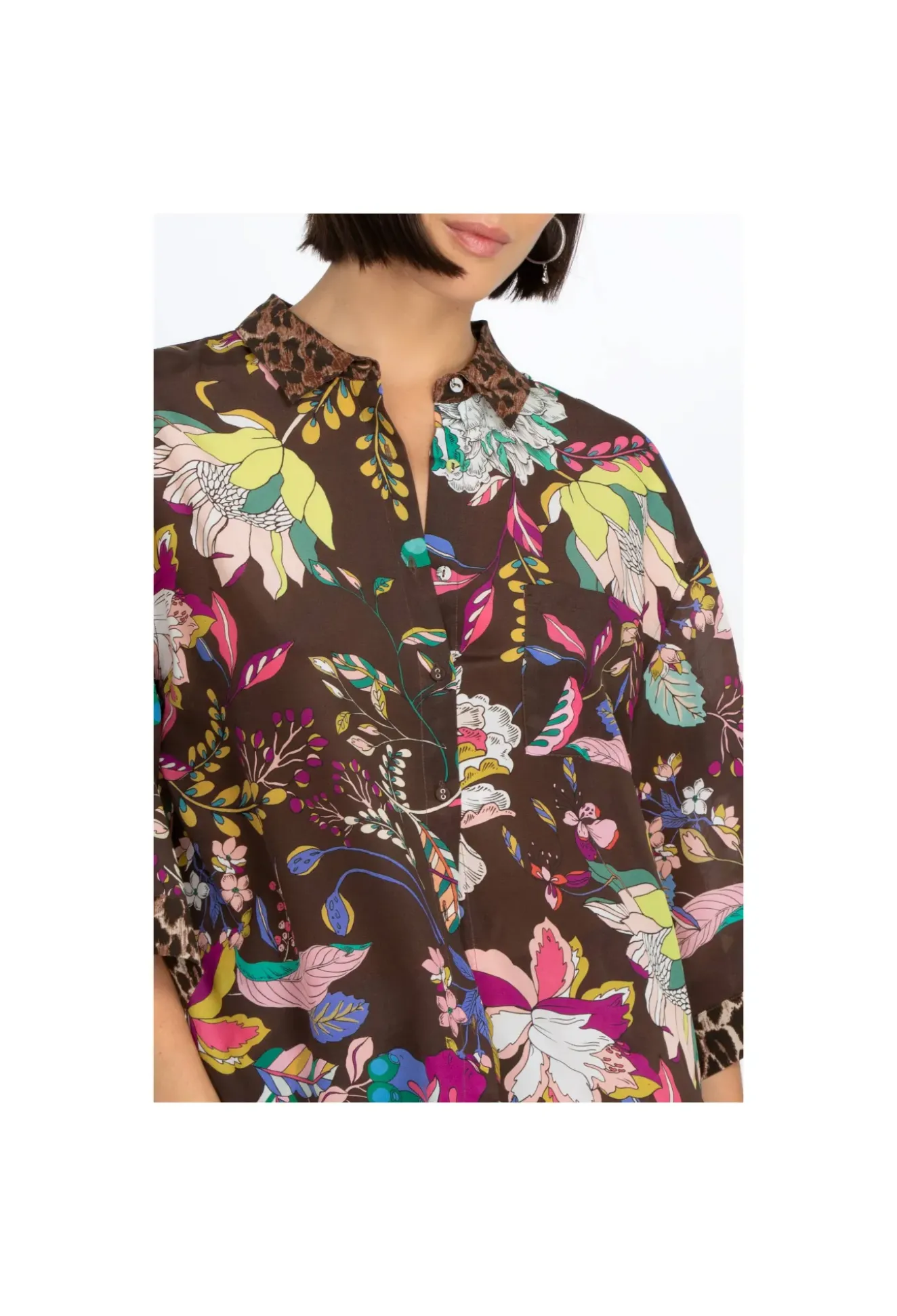 Boxy Silk Shirt