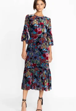 Burnout Tanya Dress (Lined)