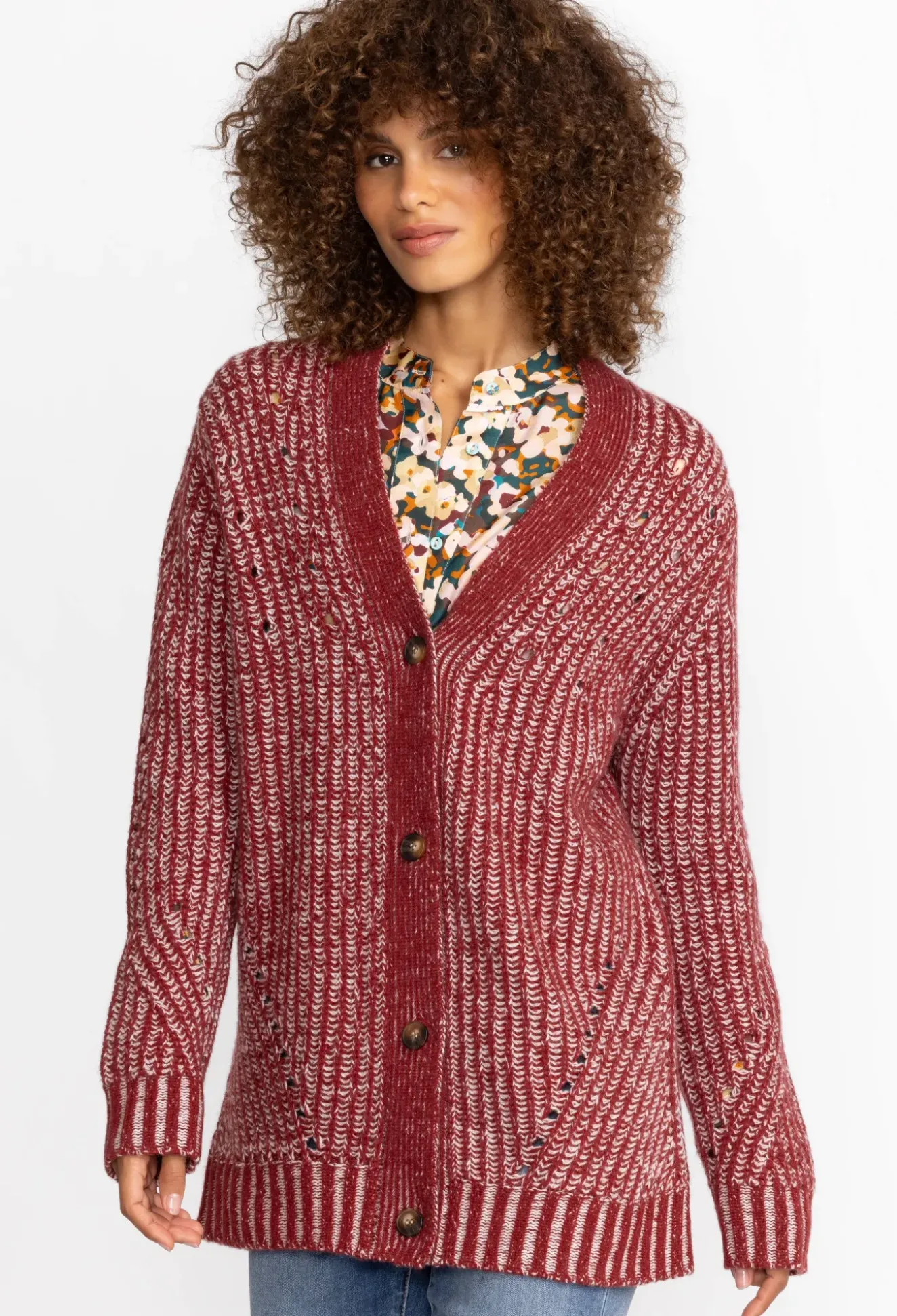 Calme Drop Needle Cardigan