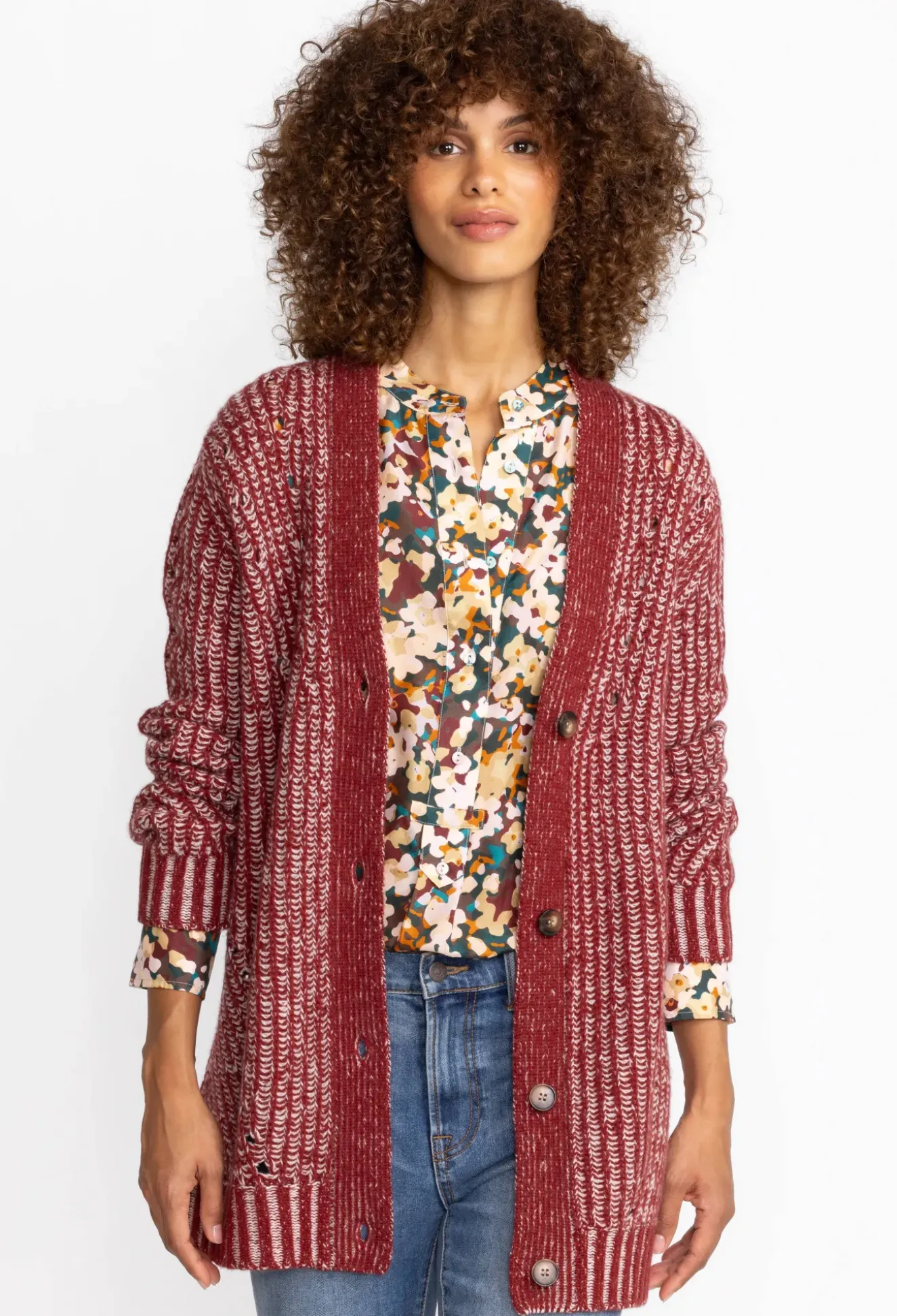 Calme Drop Needle Cardigan