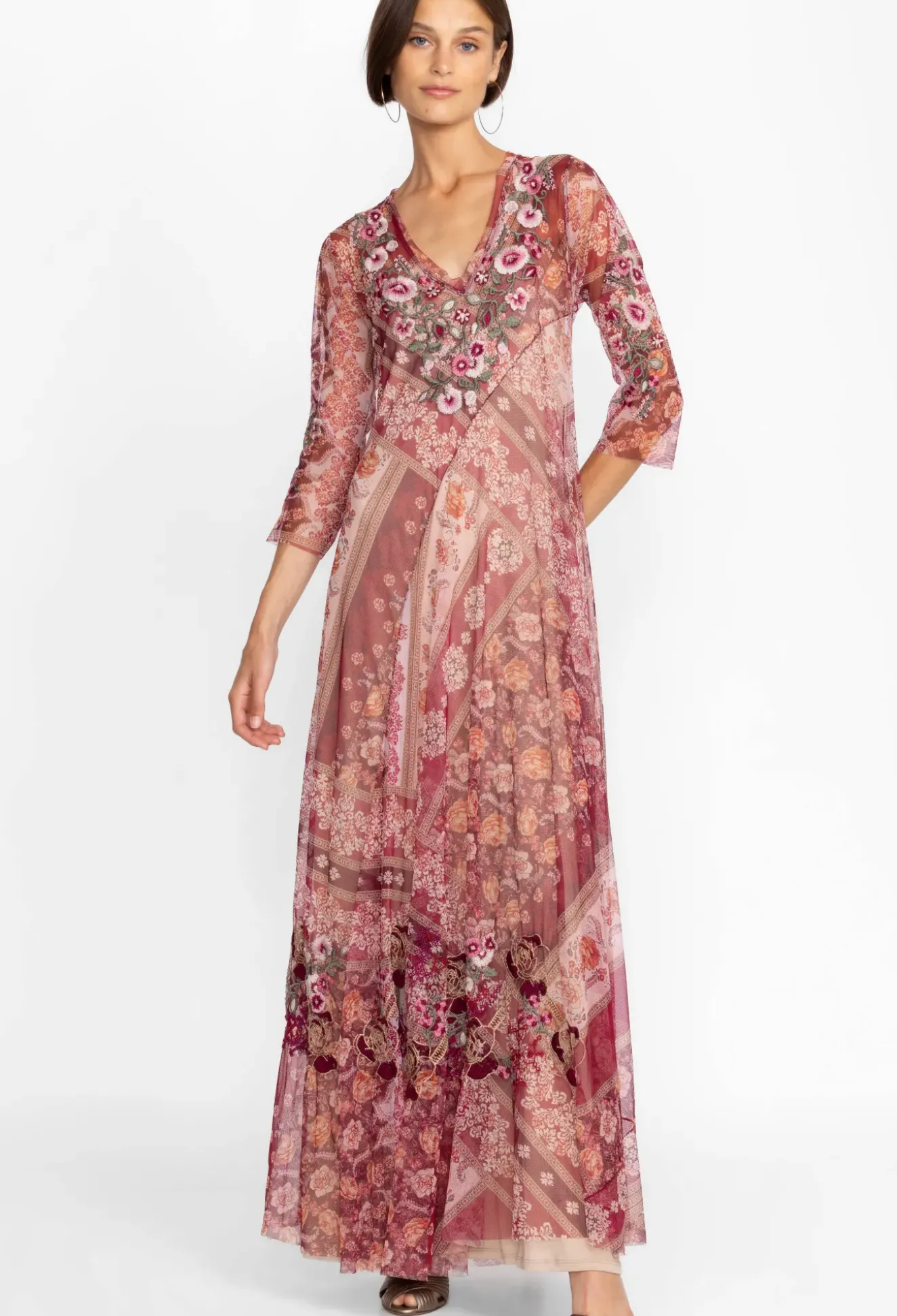 Cardinal Mesh Dress (Slip)