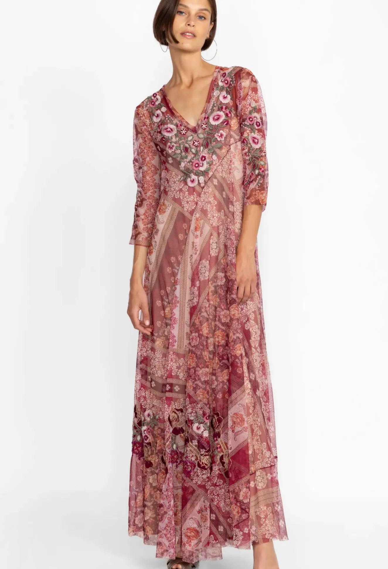 Cardinal Mesh Dress (Slip)