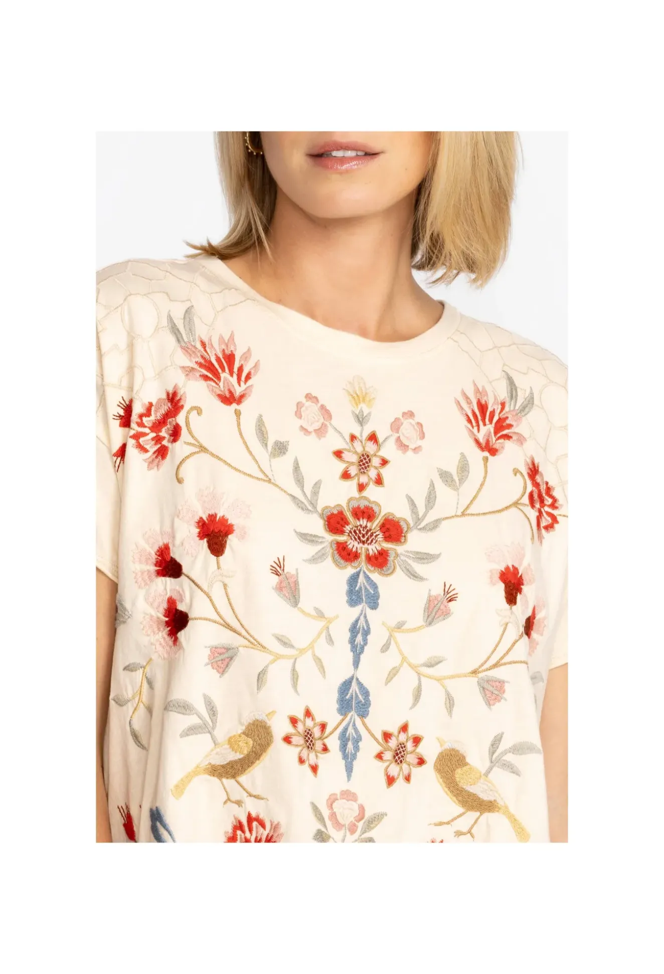 Clara Raw Detail Swing Tee