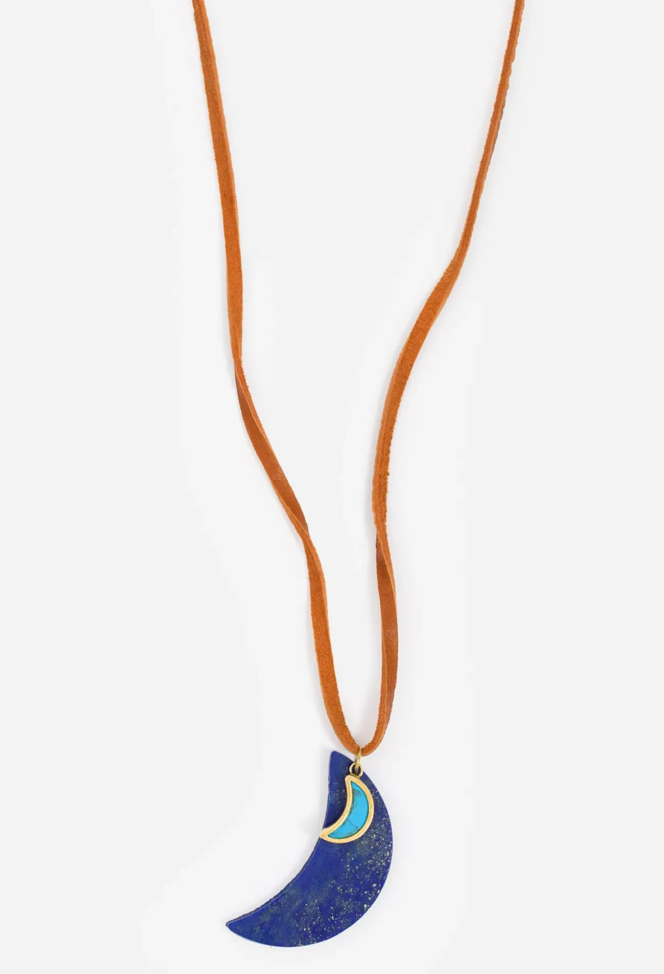 Double Moon Necklace