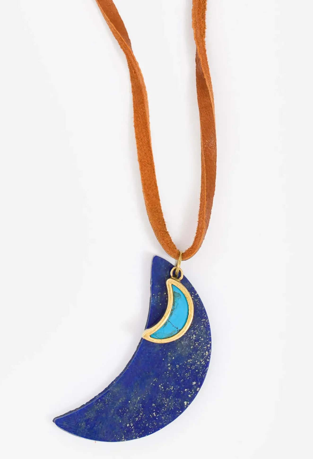 Double Moon Necklace