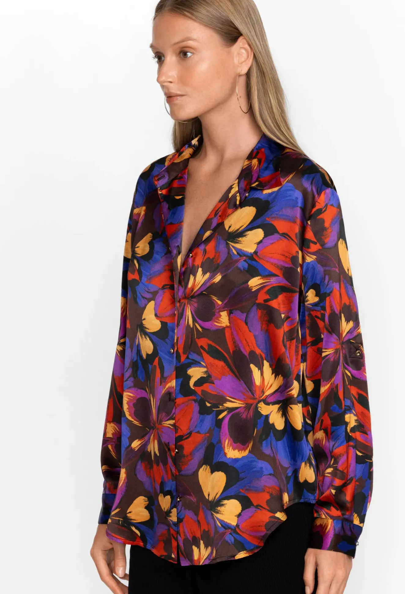 Eclipse Blooms Silk Shirt