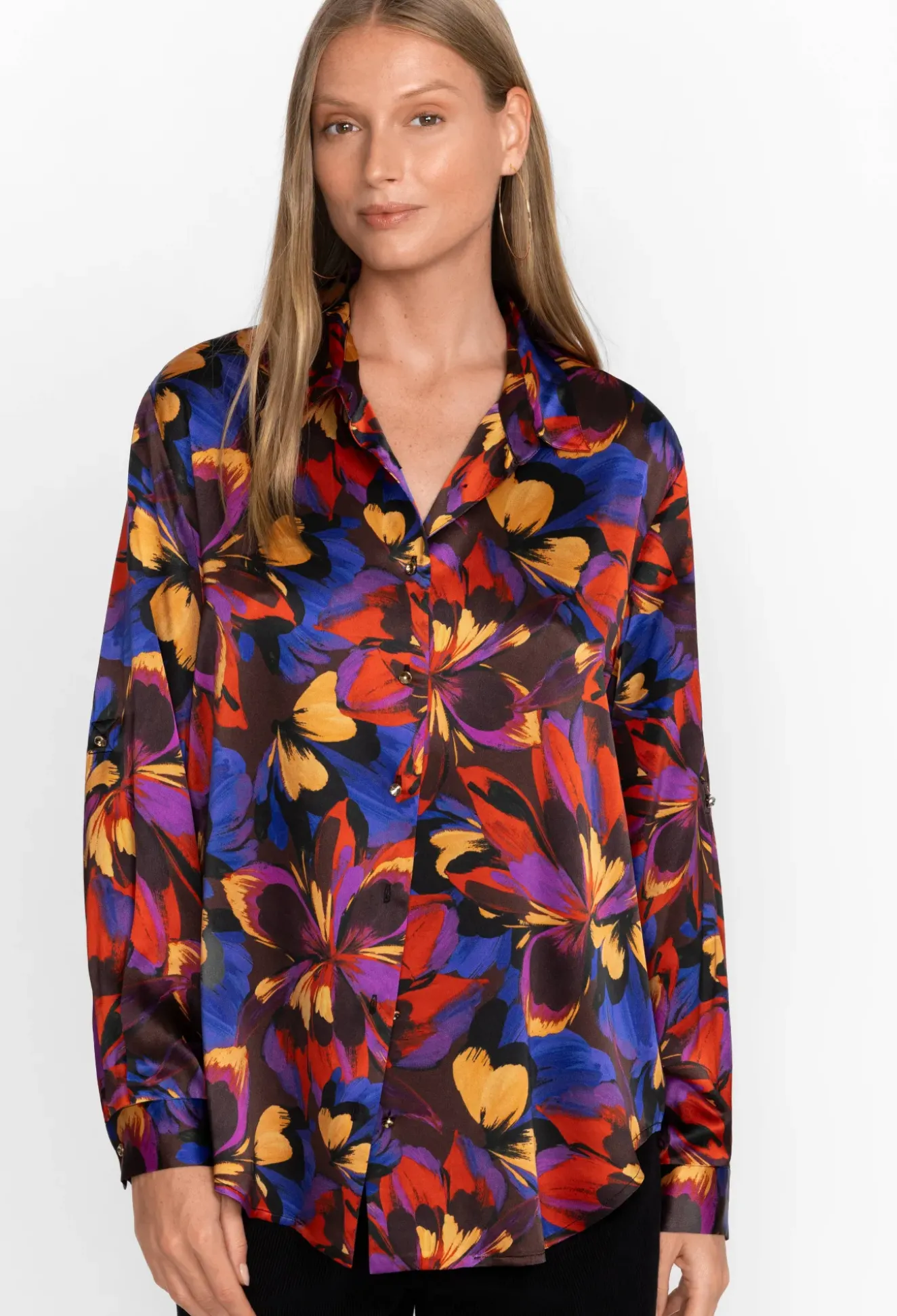 Eclipse Blooms Silk Shirt
