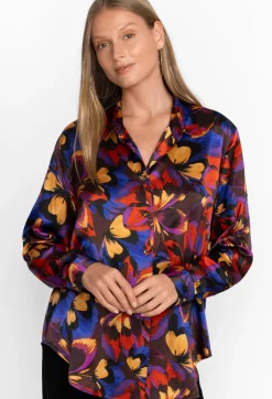 Eclipse Blooms Silk Shirt