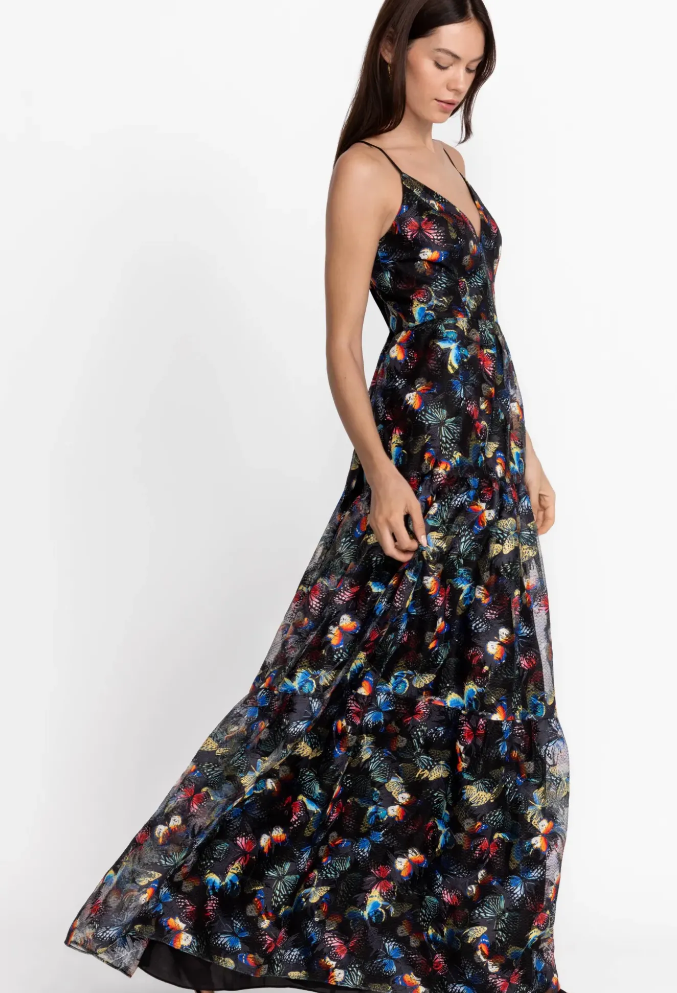 Embroidered Maxi Dress