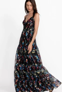Embroidered Maxi Dress
