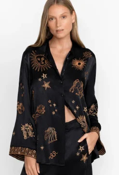 Estrella Kimono Sleeve Oversized Shirt
