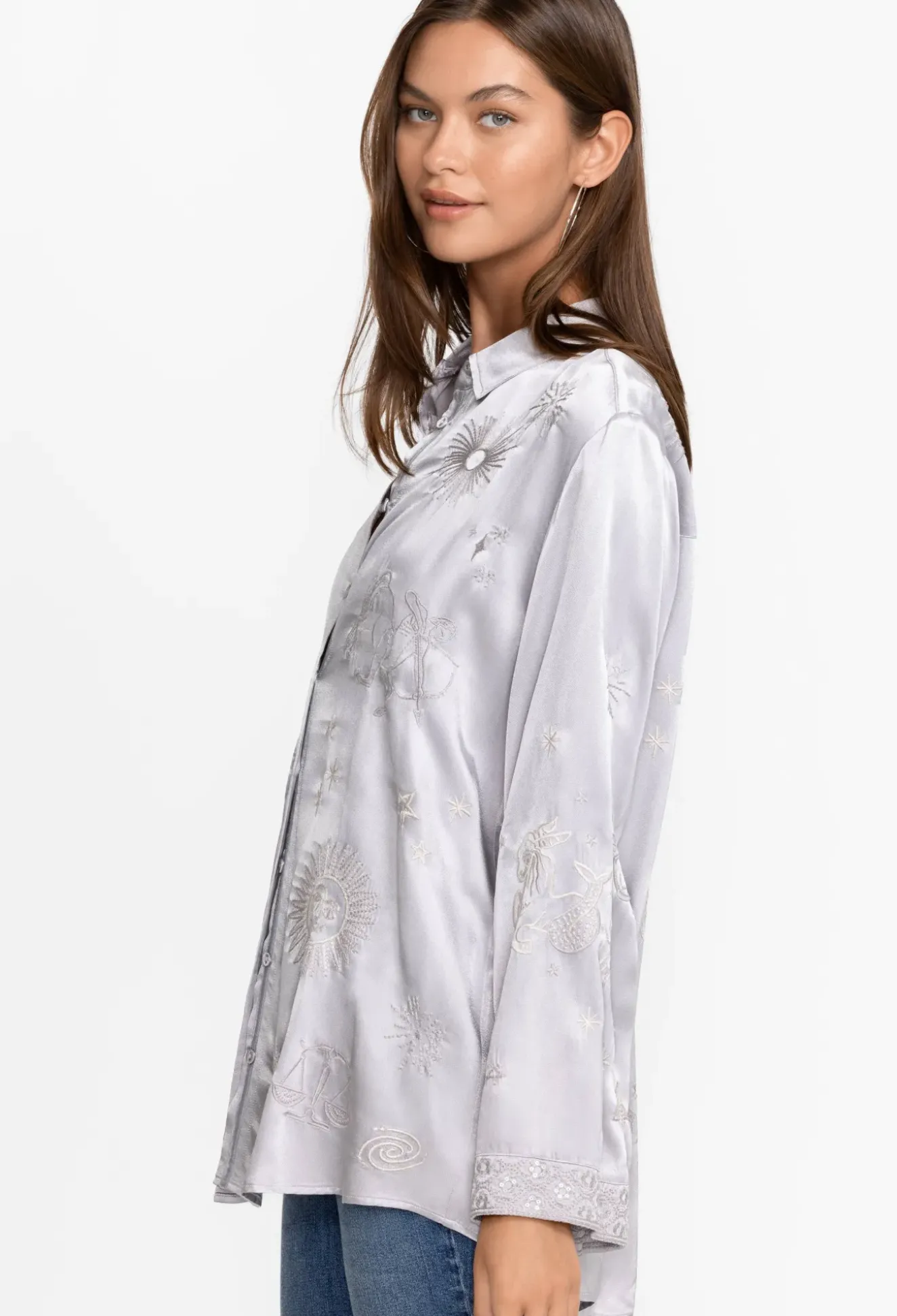 Estrella Kimono Sleeve Oversized Shirt