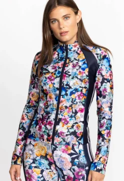 Fall Dance Fitted Athletic Jacket