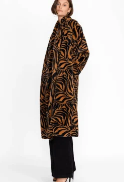 Faux Fur Long Coat