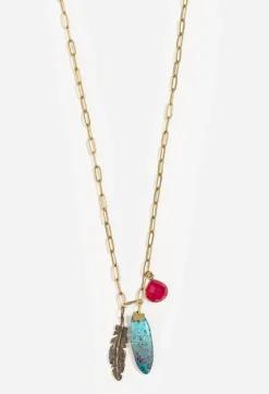 Feather Charm Necklace