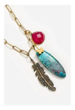 Feather Charm Necklace