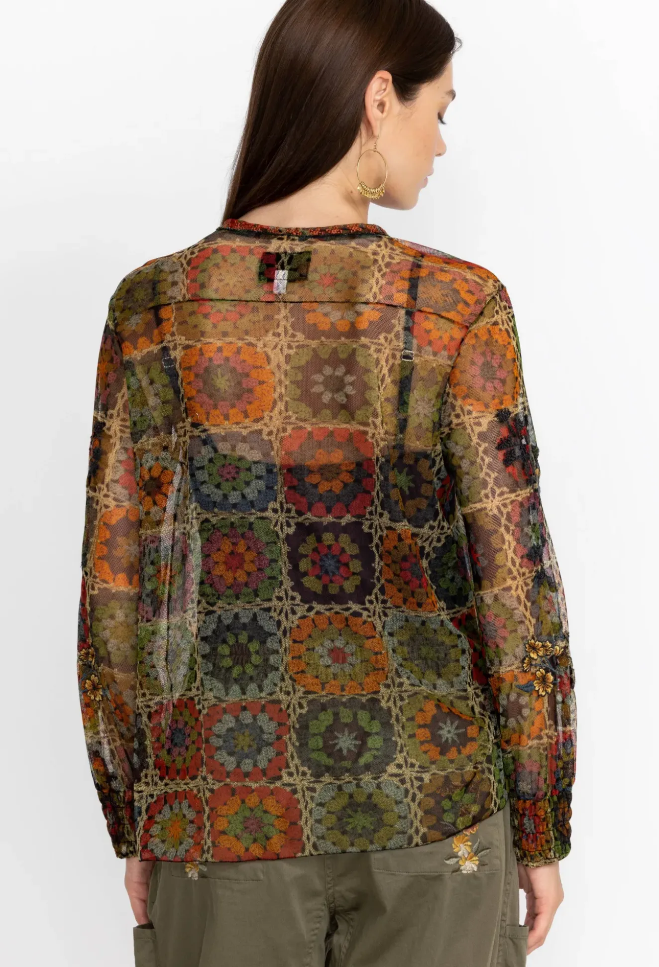 Flavie Mesh Blouse