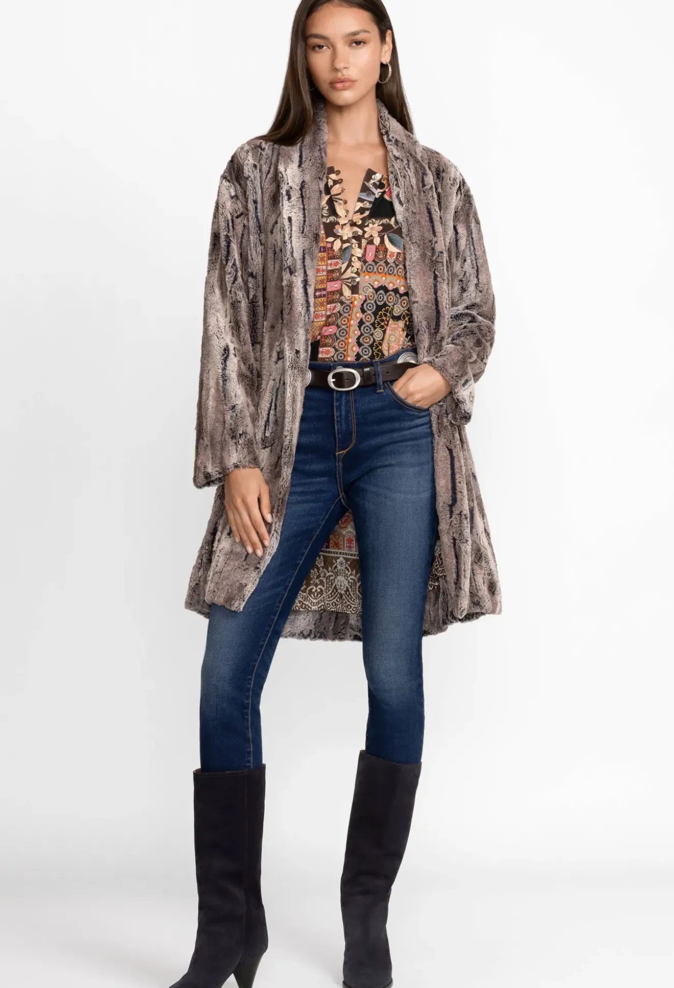 Foxy Faux Fur Jacket
