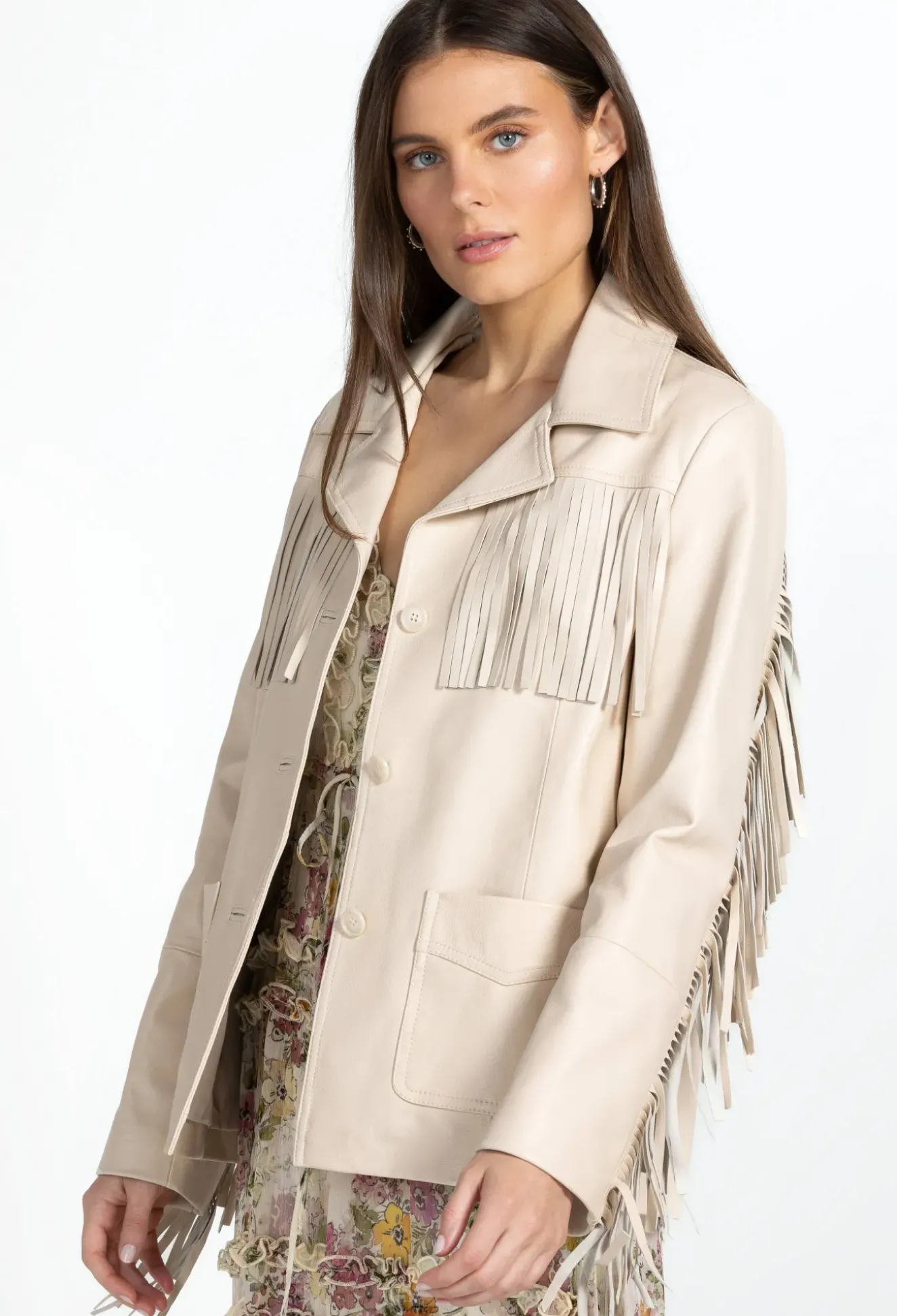 Frangia Leather Jacket