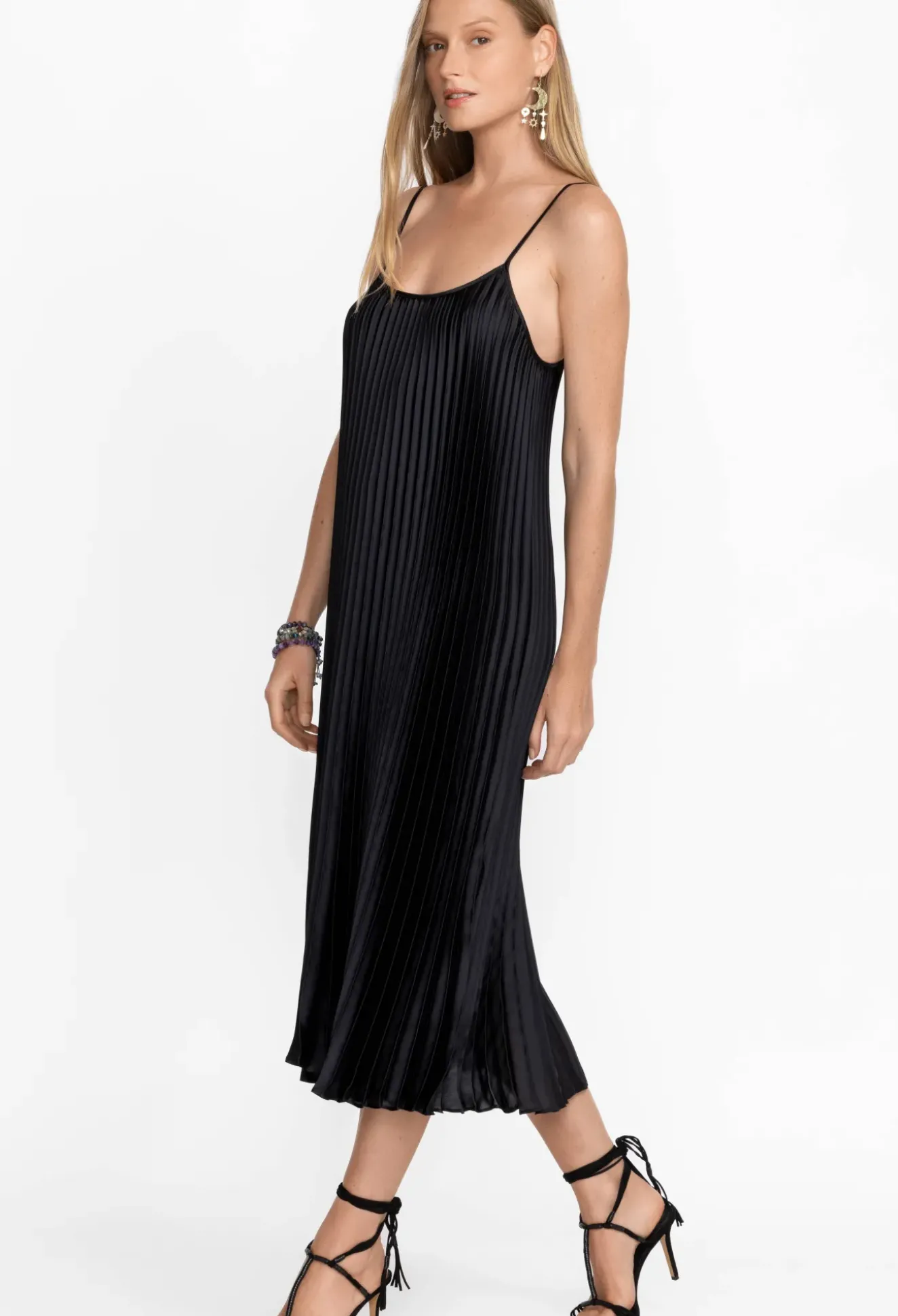 Gemma Pleated Midi Dress