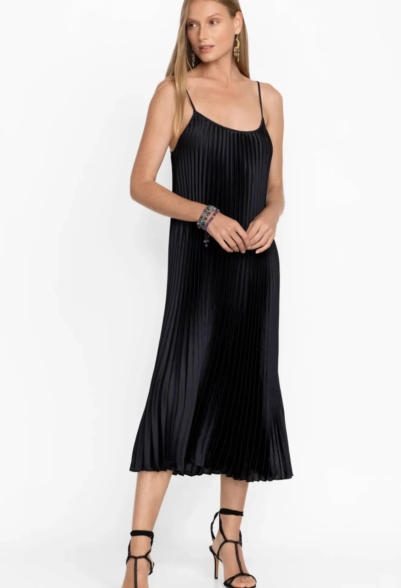 Gemma Pleated Midi Dress