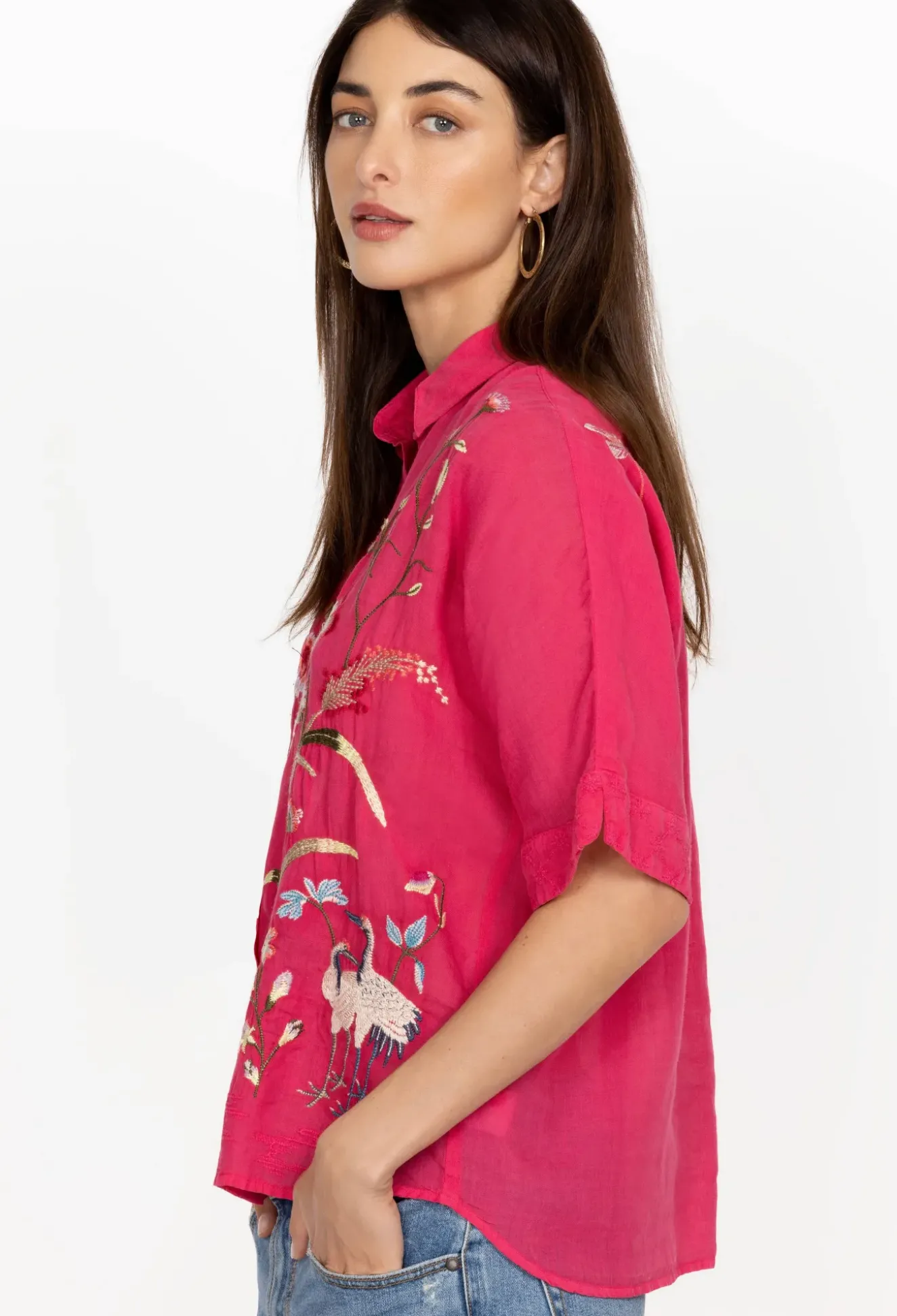 Geniveve Relaxed Dolman Shirt