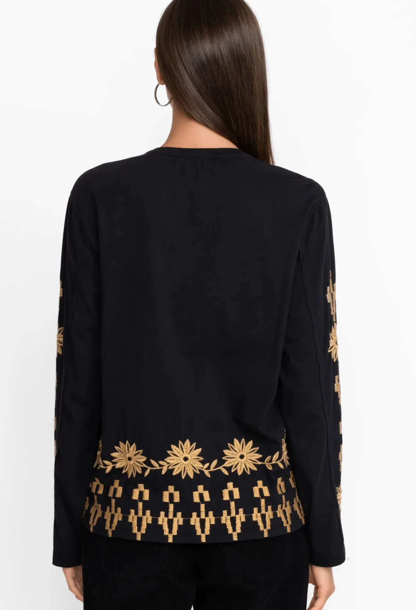 Georgina Raw Seam Henley