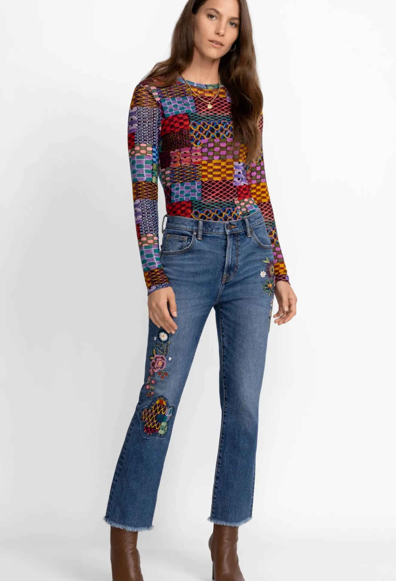 Griffin Cropped Baby Boot Jean