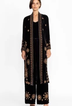 Heidi Velvet Kimono Coat
