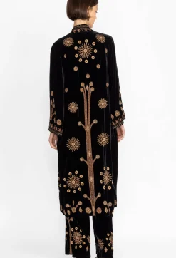 Heidi Velvet Kimono Coat