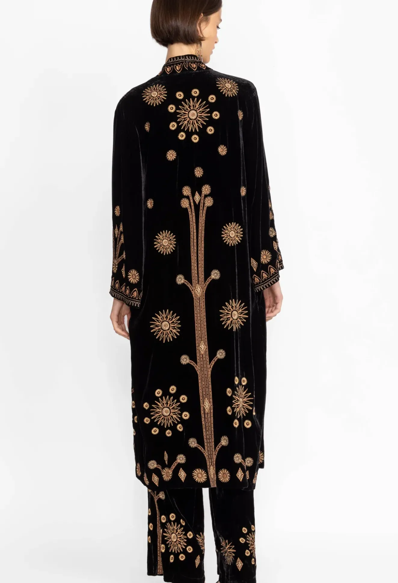 Heidi Velvet Kimono Coat