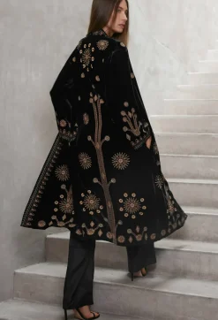 Heidi Velvet Kimono Coat