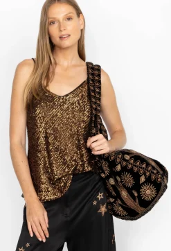 Heidi Velvet Slouchy Tote
