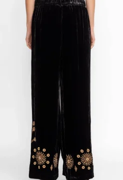 Heidi Velvet Wide Leg Pant