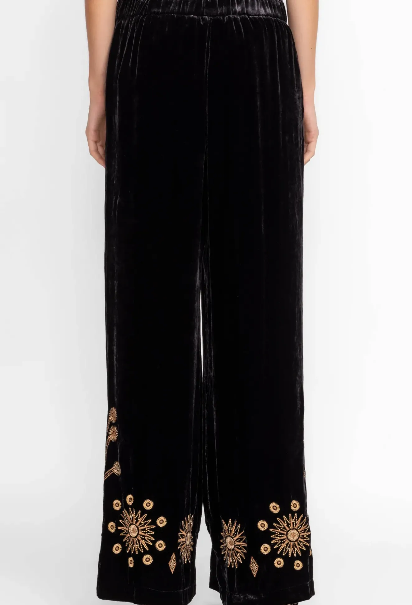 Heidi Velvet Wide Leg Pant