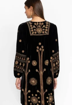 Heidi Velvet Yoke Dress